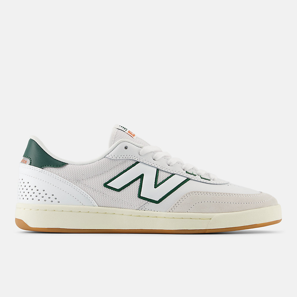 New Balance NB Numeric 440 V2 Shoes White with Forest Green